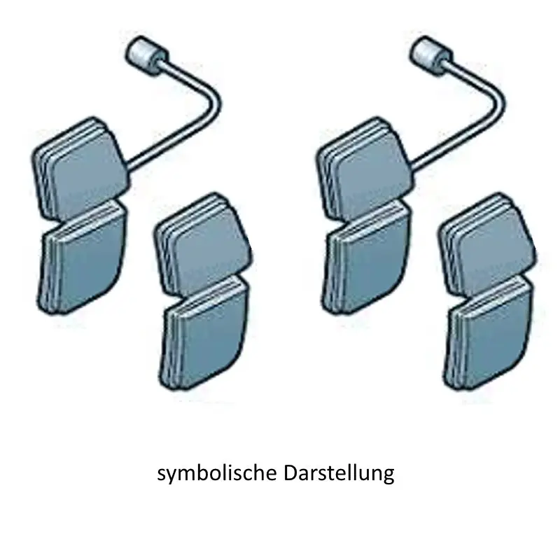 Original VW Bremsbeläge Phaeton (3D) Vorderachse 1LC Bremsen 3D0698151A Markenware