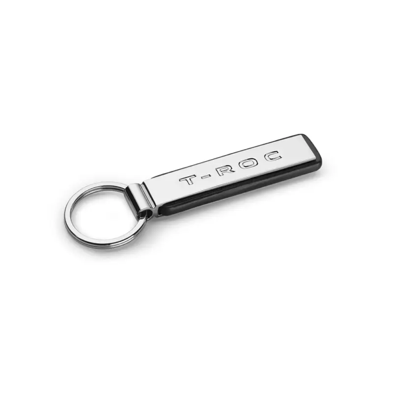 Kracherpreis Original VW T-Roc Schlüsselanhänger Keyring Metall Anhänger silber schwarz 2GA087010