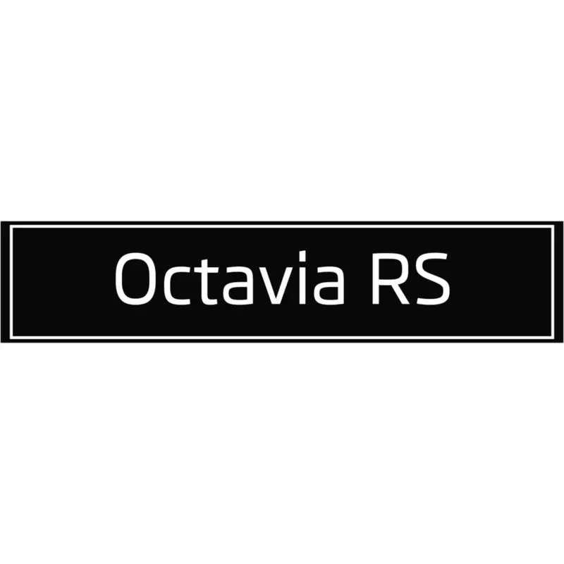 Bestseller Original Skoda OCTAVIA RS Kennzeichenschild Nummernschild Kennzeichen Typenschild