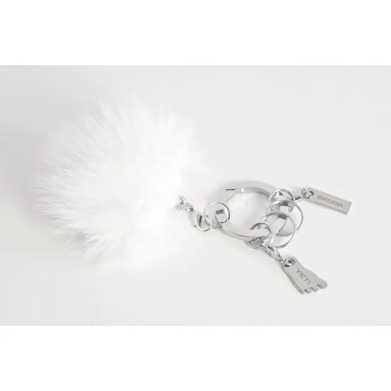 Original Skoda YETI Schlüsselanhänger Anhänger Plüsch Keyring MVF38-246 Finale Aktion