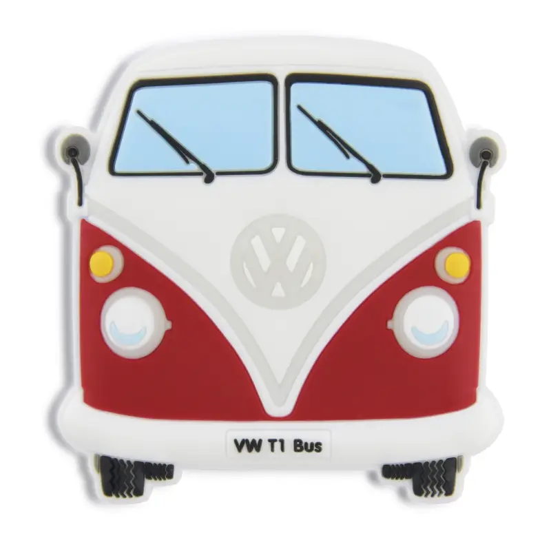 VW T1 Bus Magnet Softmagnet Bulli Motiv rot/weiß BUMT21 Günstig