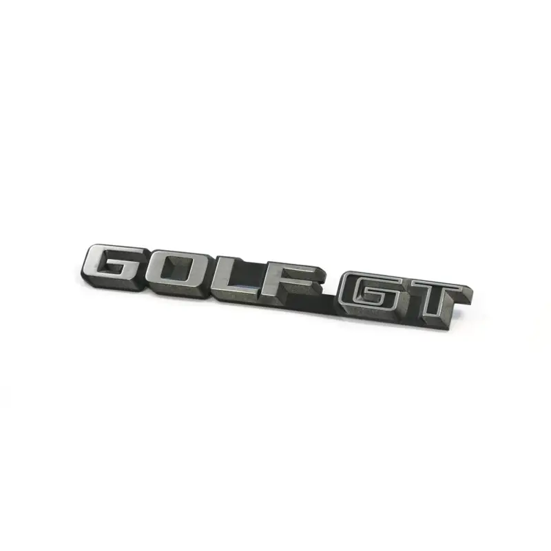 Original VW Golf II GT Schriftzug hinten Emblem Heckklappe Logo schwarz silber Sofort Bestellen