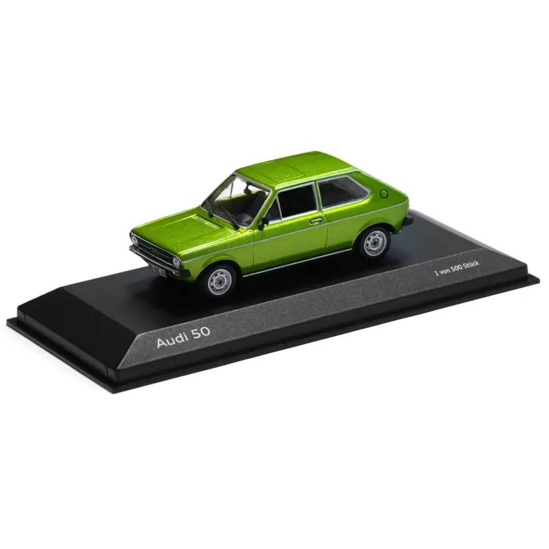 Audi 50 Modellauto 1:43 Miniatur Modell Viperngrün A5-5789 Neue Kollektion
