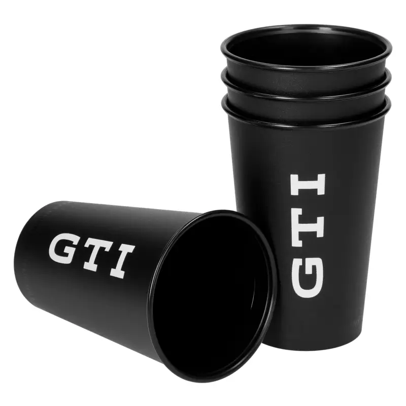 Original VW Becher GTI Design Getränkebecher Trinkbecher Cup 300ml schwarz 3A4069604 Rabatt