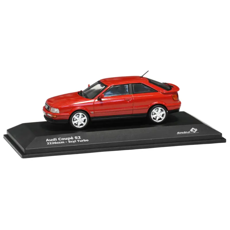 Audi Coupé S2 Modellauto 1:43 Miniatur Modell rot A5-5930 Direkt Vom Hersteller