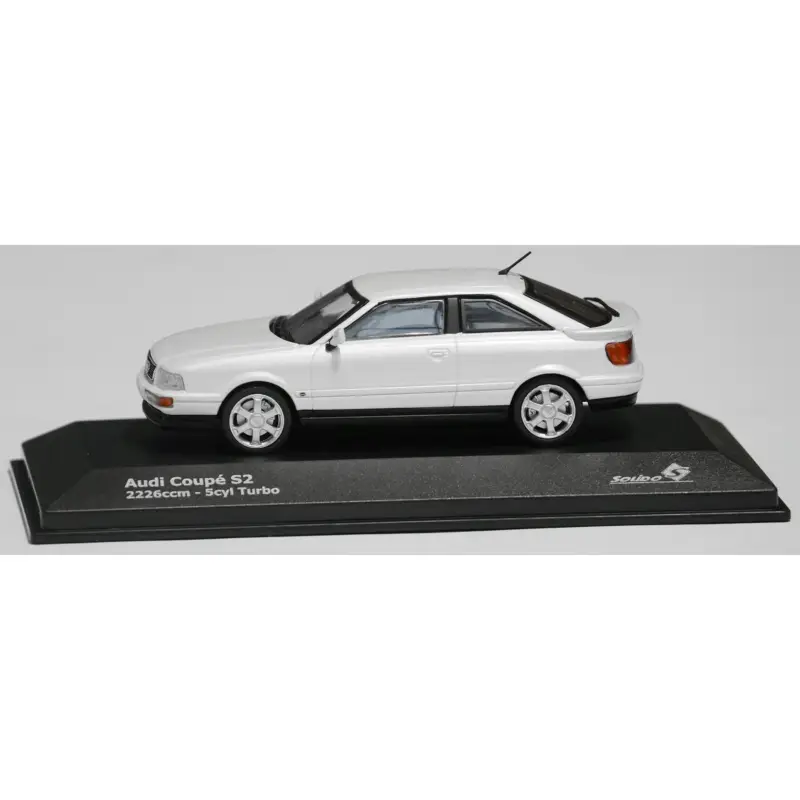 Super-Preis Audi Coupé S2 Modellauto 1:43 Miniatur Modell weiß A5-5929