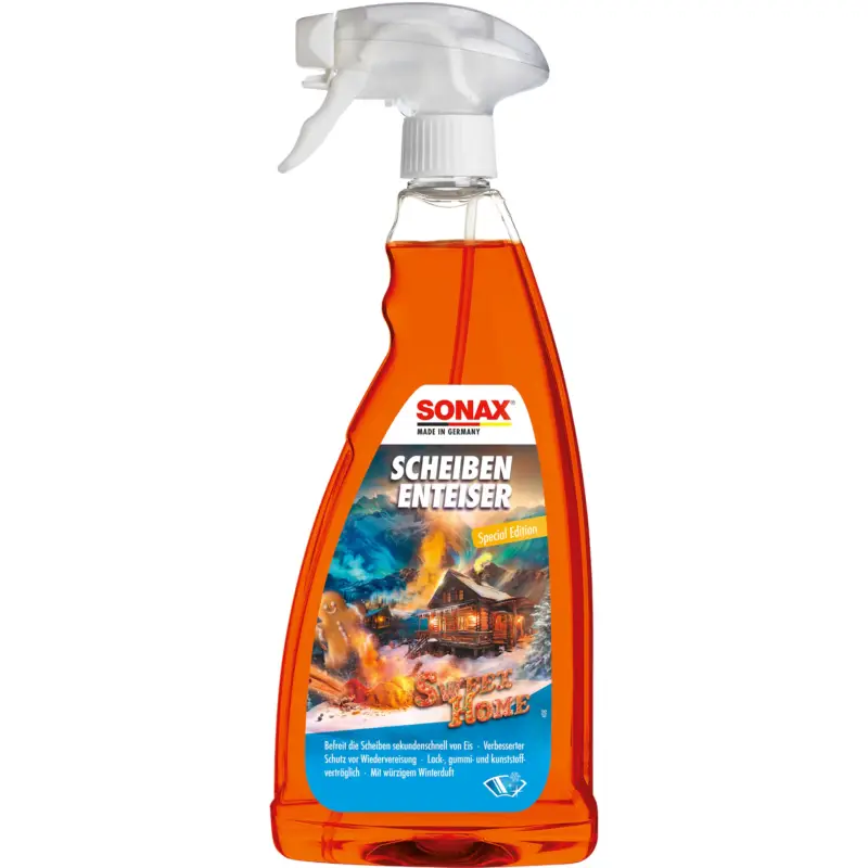 SONAX Scheibenenteiser SweetHome Winterduft Enteiser-Spray 1L Sprühflasche 01373410 Direkt Vom Hersteller
