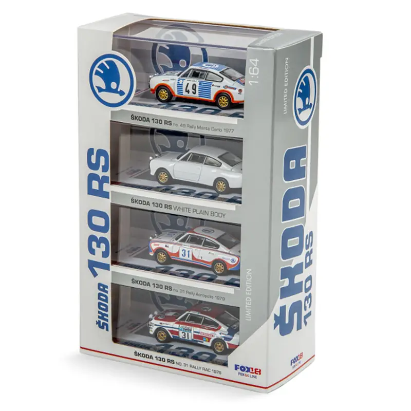 Neu Im Sortiment Original Skoda 130 RS Modellauto Maßstab 1:64 Modell Miniatur 6U0099305