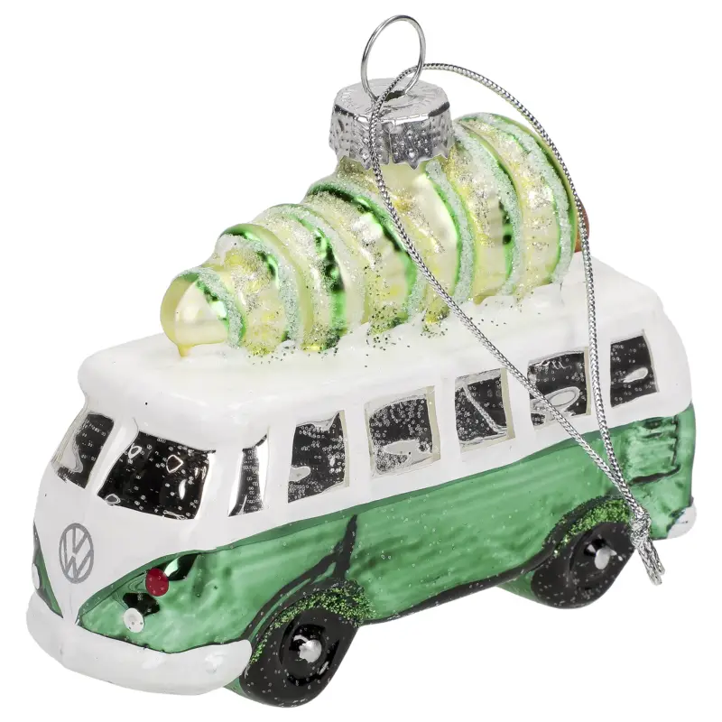 Original VW Weihnachtsbaumanhänger T1 Bulli Tannenbaum Weihnachten grün 3A2087790GT1 Sofort Bestellen