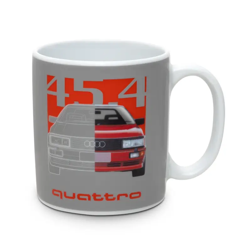 Angebot Original Audi Tasse Quattro 45.4 Kaffeetasse Teetasse Kaffeebecher Porzellan 3292500700