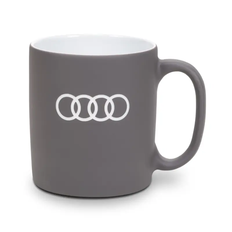 Billig Original Audi Tasse Kaffeetasse Teetasse Kaffeebecher Porzellan grau 3292500500