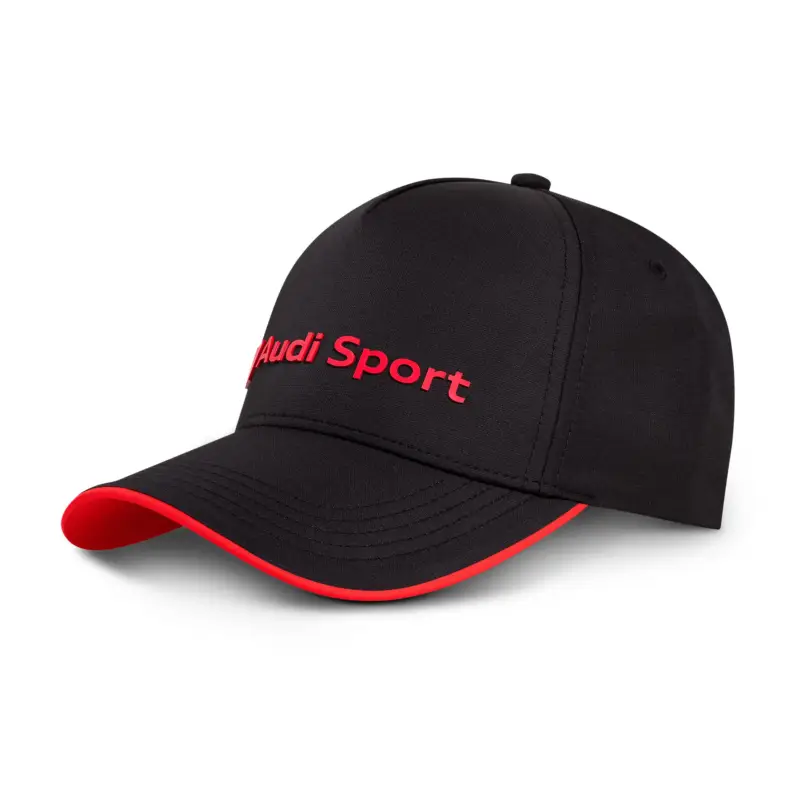 Direktkauf Original Audi Sport Basecap Baseballkappe Cap Kappe Mütze schwarz/rot 3132501200