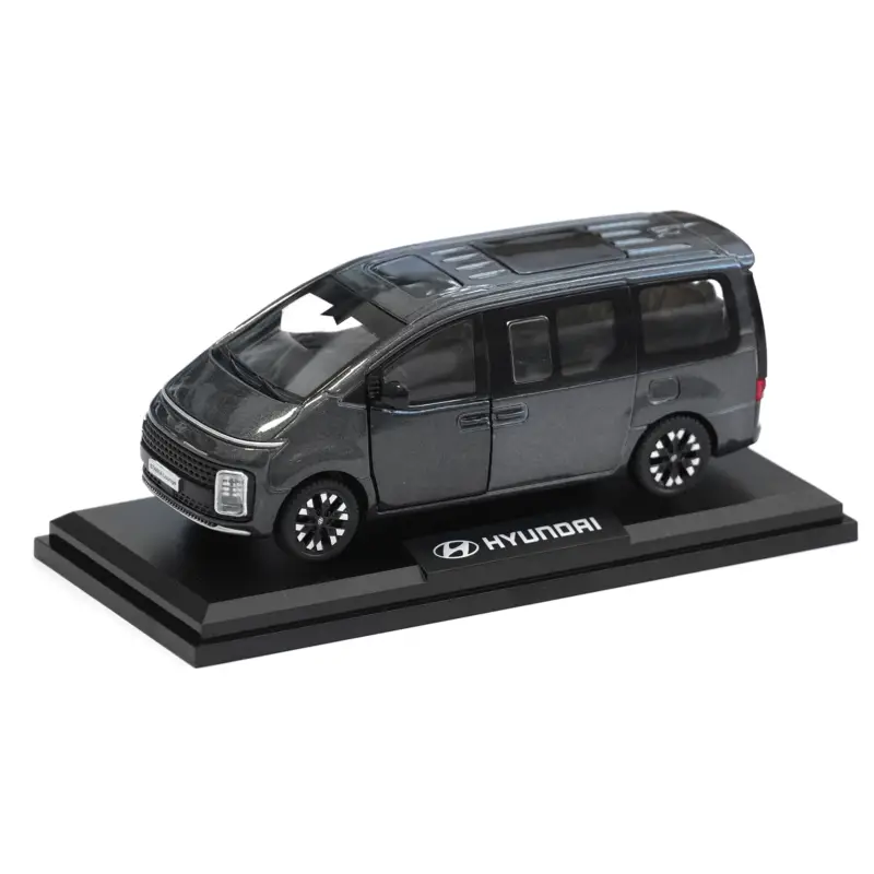Billig Original Hyundai Staria Lounge Modellauto 1:38 Miniatur Steel-Graphite-Metallic CGG70AZ110GP