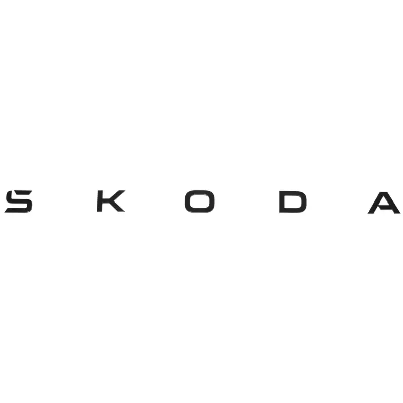 Original Skoda Schriftzug schwarz Heckklappe Emblem Buchstaben Blackline Logo 57A853687C041 Knallerangebot