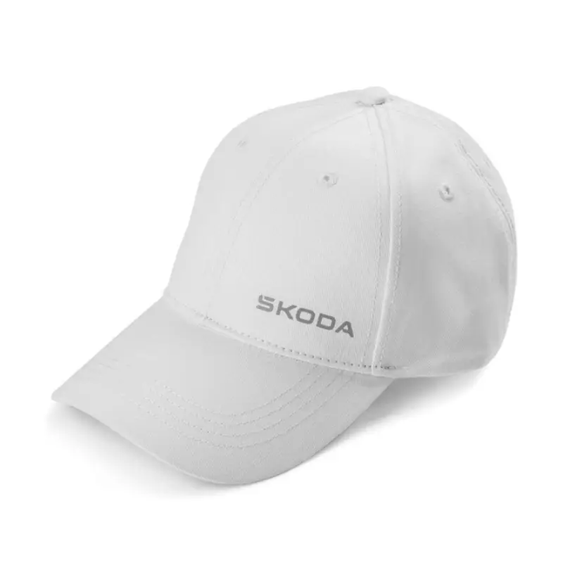 Original Skoda Baseballcap Basecap Baseballkappe Mütze Cap Kappe weiß 6U0084300D084 Schneller Versand