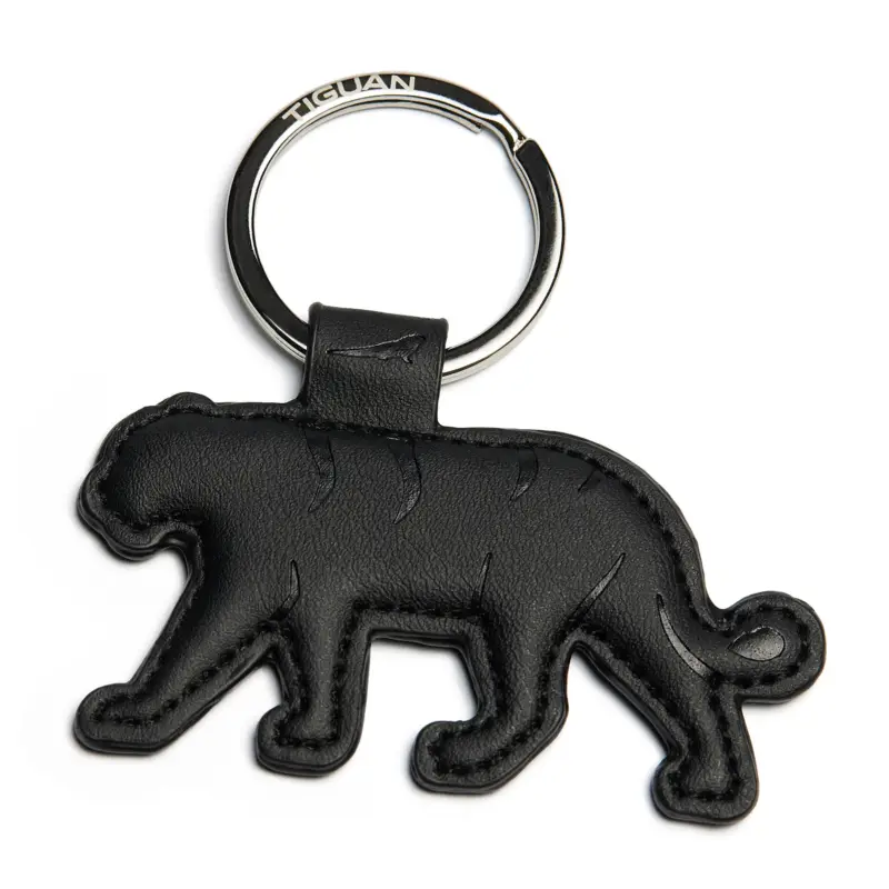 Sonderangebot Original VW Schlüsselanhänger Tiguan Keyring Tiger Leguan Schlüsselring Anhänger schwarz 571087010