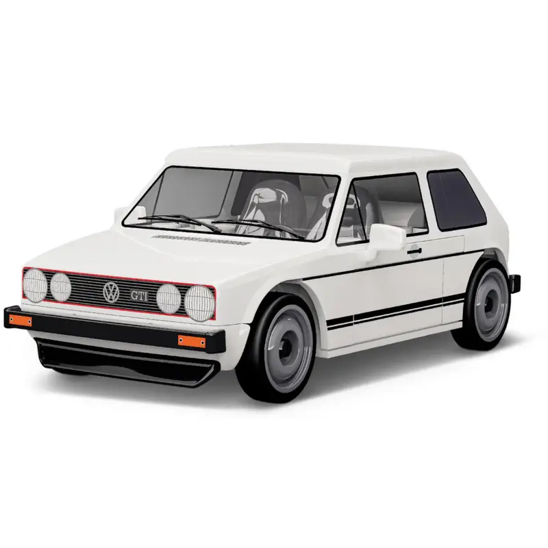 COBI Bausatz Modellauto Miniatur 1:35 VW Golf 1 GTI Bausteine Spielzeug Modell 3B1099320D084 Highlight