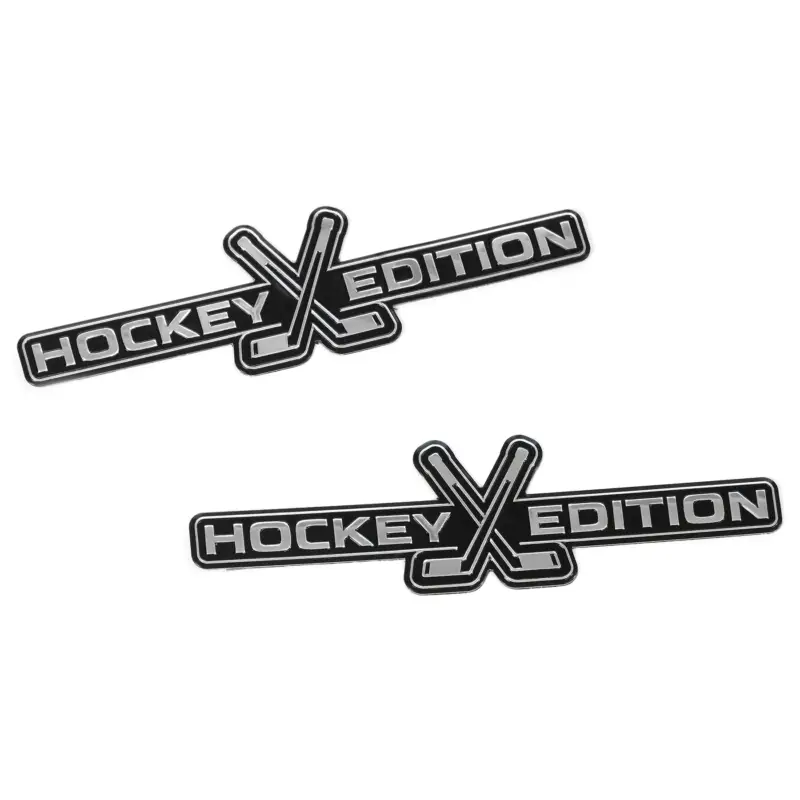Original Skoda Schriftzug HOCKEY EDITION seitlich Plakette Emblem Kotflügel Logo Neu