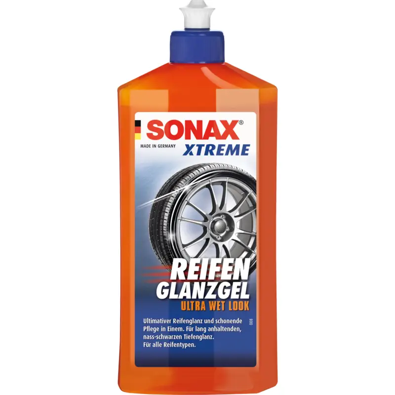 Beliebt SONAX Xtreme Reifenglanzgel Ultra Wet Look Reifenglanz Reifengel 500ml Flasche 02352410