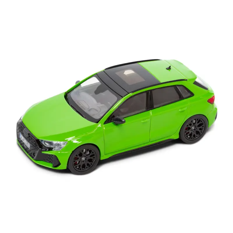 Original Audi RS3 Sportback Modellauto 1:43 Miniatur Modell grün 5012413031 Neue Kollektion