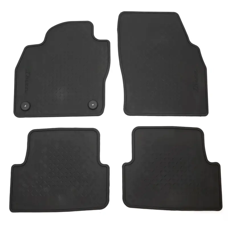 Top-Seller Original Seat Ibiza 5 (6F) Gummi Fußmatten Allwetterfußmatten 4x Gummimatten schwarz 6F1061500A041