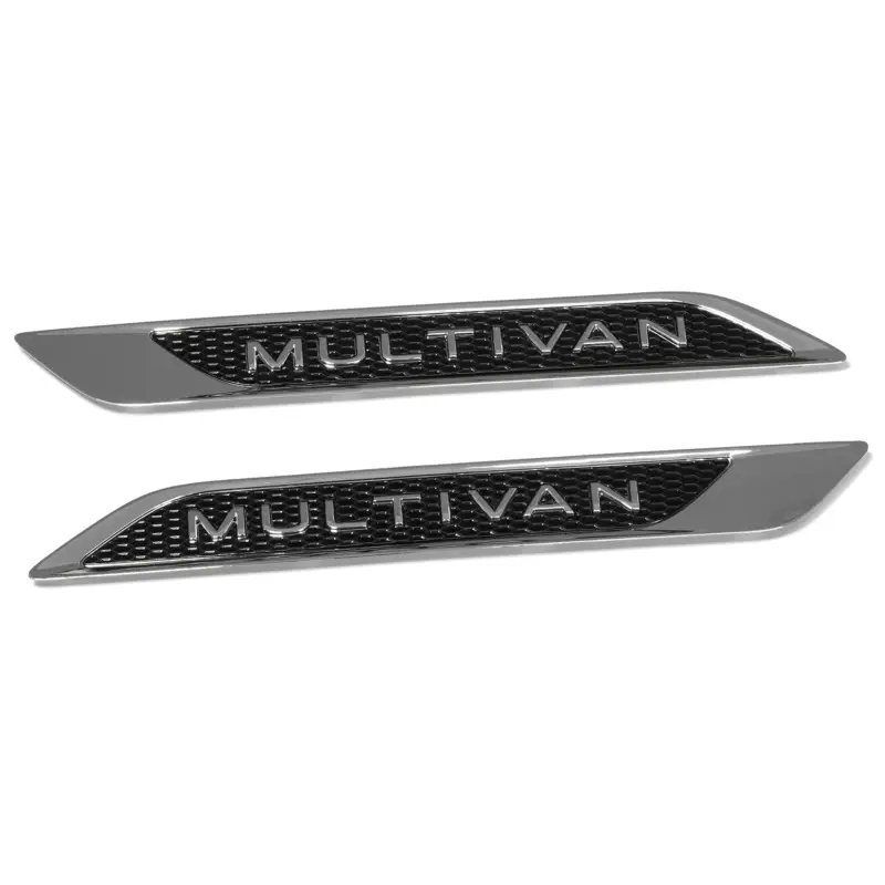Online Kaufen Original VW T7 Multivan Schriftzug seitlich Kotflügel Plakette schwarz/chrom