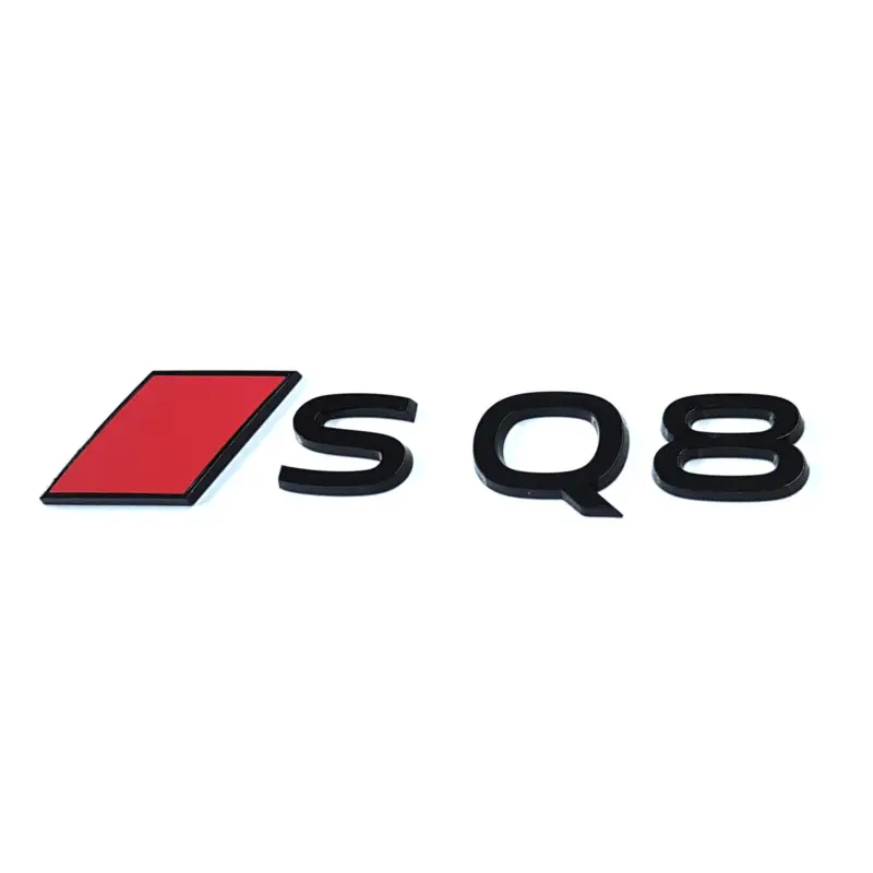 Original Audi Schriftzug SQ8 Aufkleber Emblem Logo schwarz/rot 4KE853740C5FQ Top-Seller