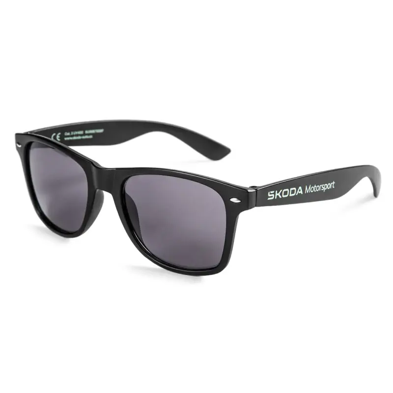 Original Skoda Sonnenbrille Motorsport Brille schwarz 6U0087900F Highlight