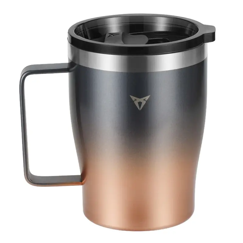 Ausverkauf Original CUPRA Thermosbecher 300ml Henkelbecher Trinkbecher Edelstahl 6H1069604B