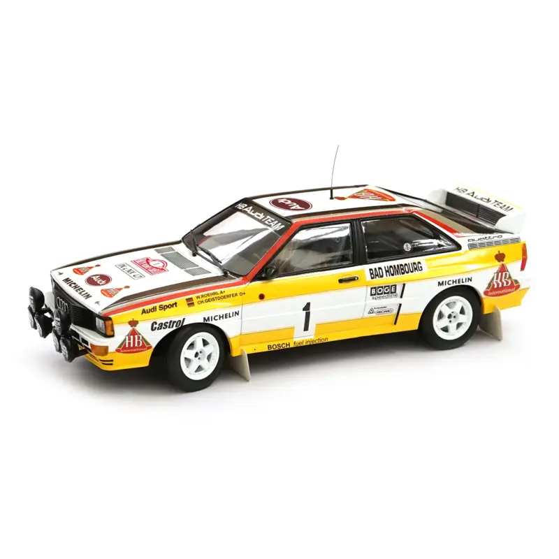 Schneller Versand Audi Rallye quattro RMC 1984 Modellauto 1:18 Miniatur Modell A5-5940