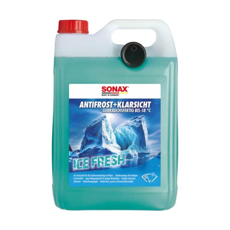Solange Der Vorrat Reicht SONAX Scheibenreiniger AntiFrost+KlarSicht Ice Fresh Frostschutz Wischwasser 5L Kanister 01335050