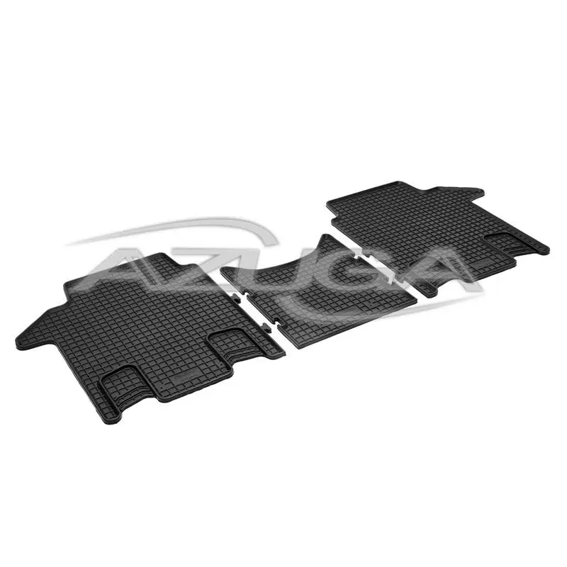Sofort Bestellen Gummi-Fußmatten passend für VW T7 Multivan 2. Reihe ab 11/2021 (3-teilig)